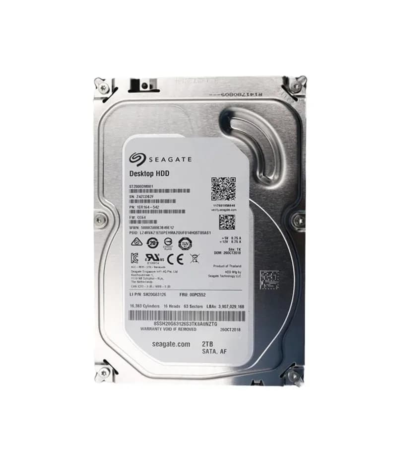 Lenovo 00PC552 2TB 6Gb/s SATA
