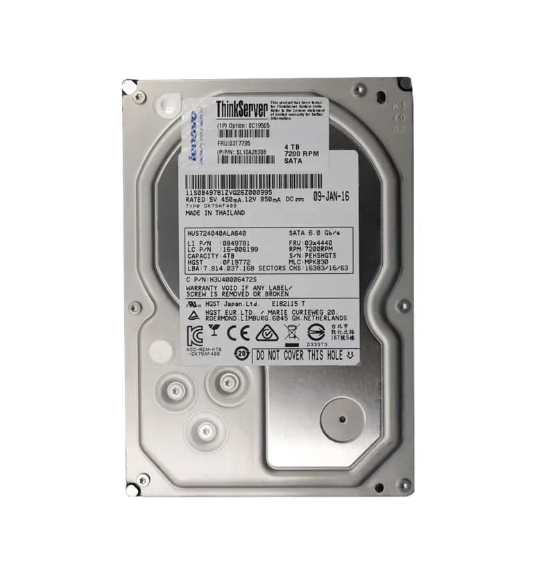 HGST 03T7795 4TB 6Gb/s SATA