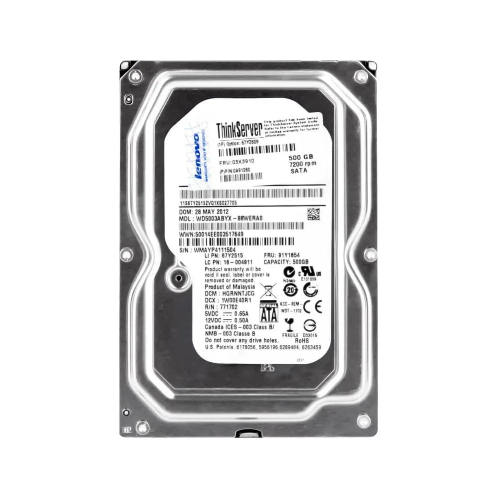 Lenovo 03X3910 500GB 3Gb/s SATA