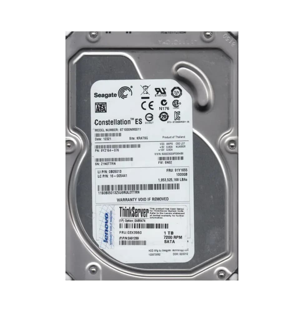 Lenovo 03X3950 1TB 3Gb/s SATA