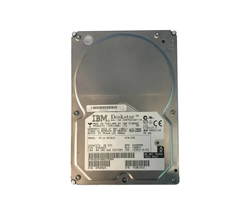 IBM 07N3924 20.5GB IDE Ultra ATA/100 (ATA-6)