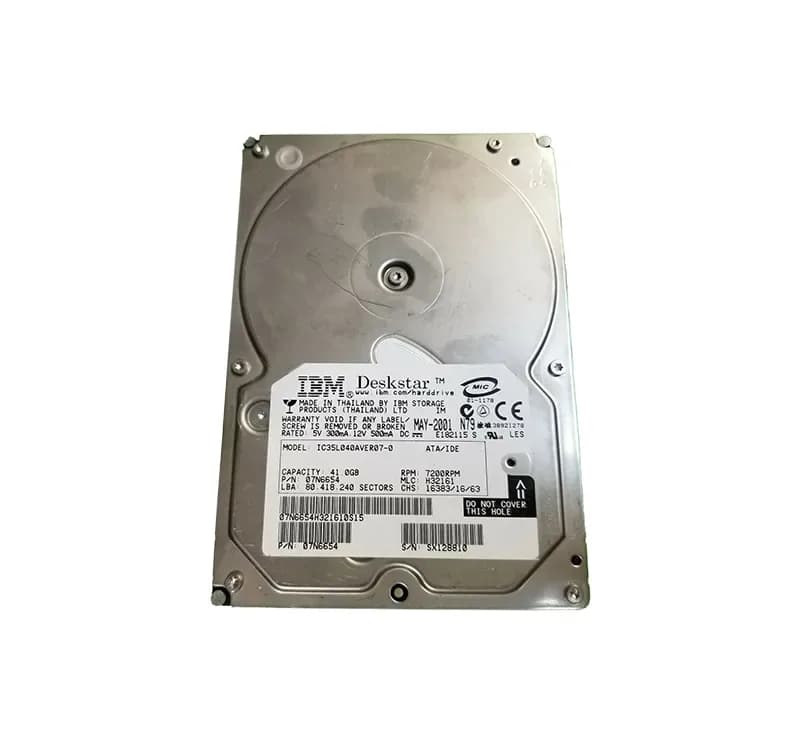 IBM 07N6654 41GB IDE Ultra ATA/100 (ATA-6)