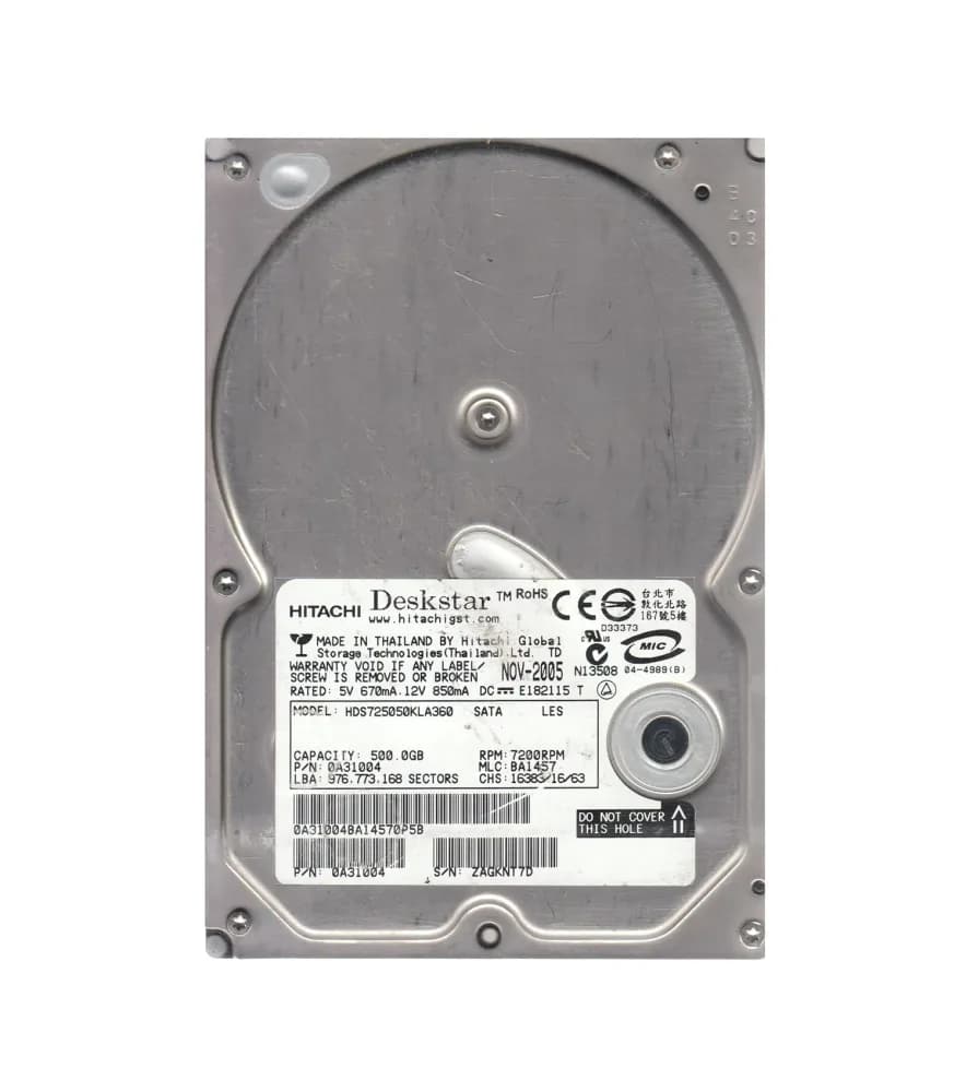 Hitachi 0A31004 500GB 3Gb/s SATA