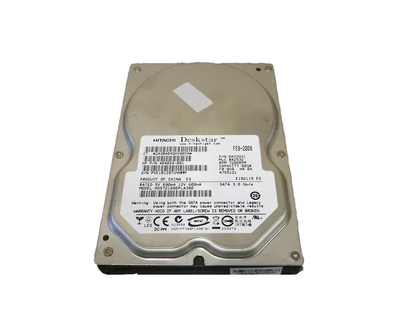 Hitachi 0A33931 80GB 3Gb/s SATA