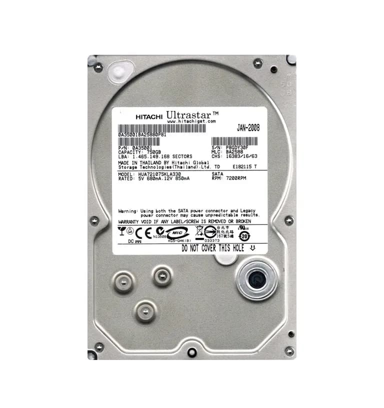Hitachi 0A35001 750GB 3Gb/s SATA