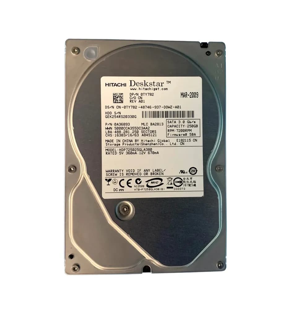 Hitachi 0A36893 250GB 3Gb/s SATA