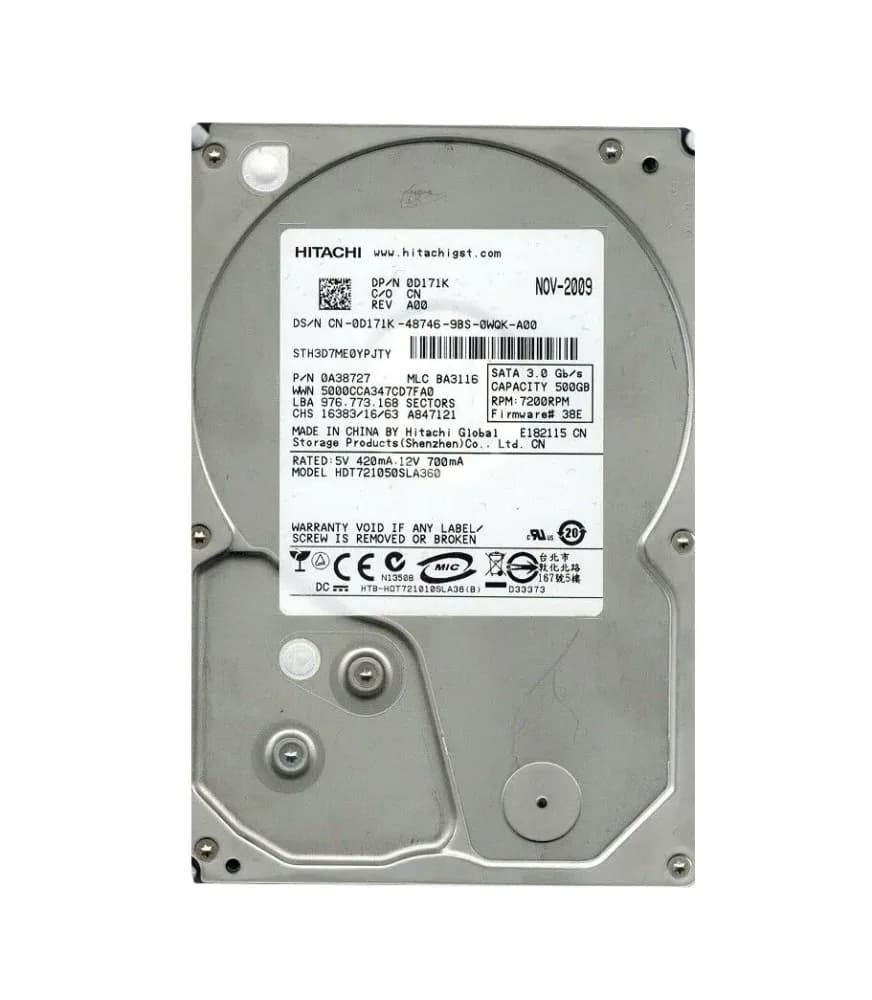 Hitachi 0A38727 500GB 3Gb/s SATA