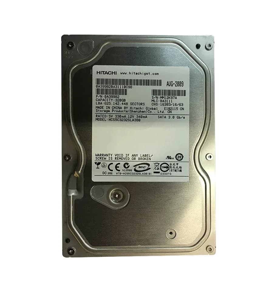 Hitachi 0A39982 320GB 3Gb/s SATA