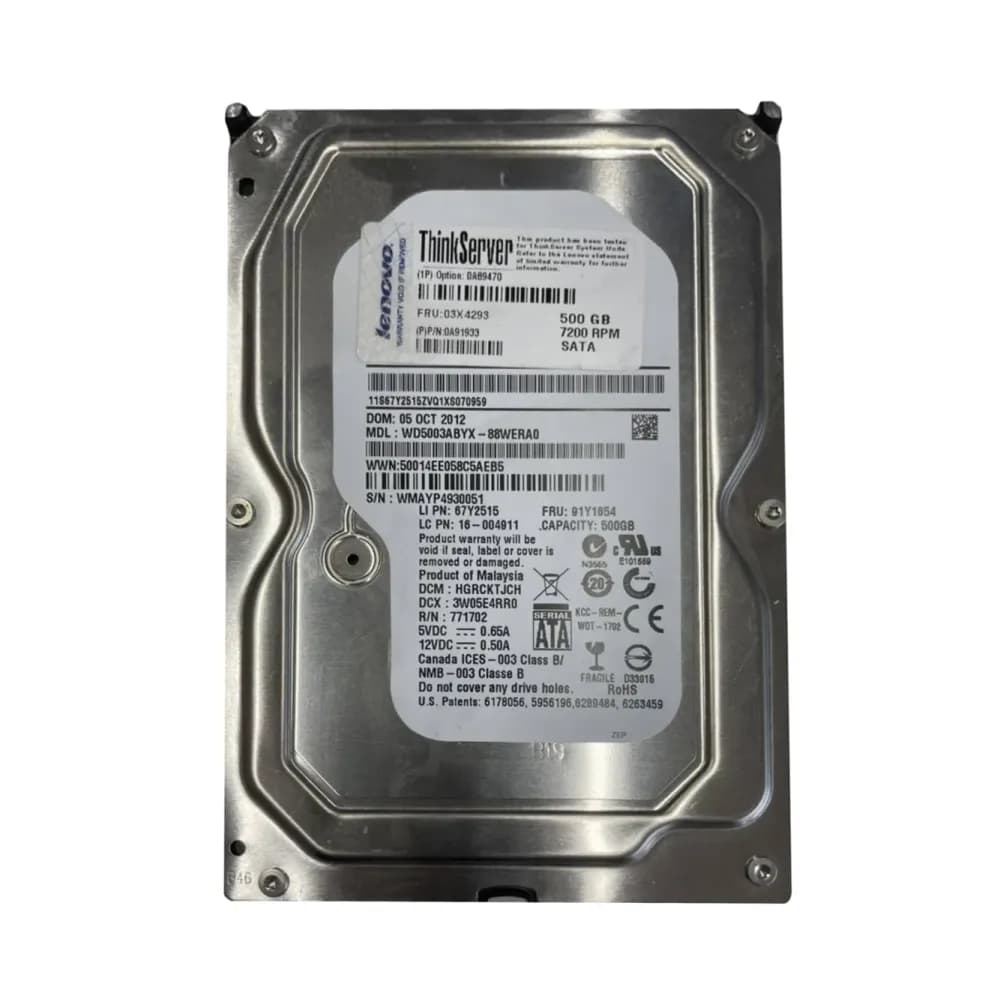 Lenovo 0A91933 500GB 6Gb/s SATA