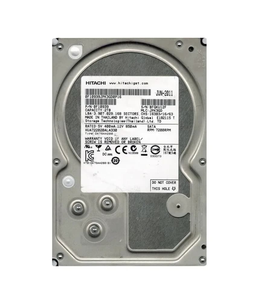 HGST 0F10939 2TB 3Gb/s SATA