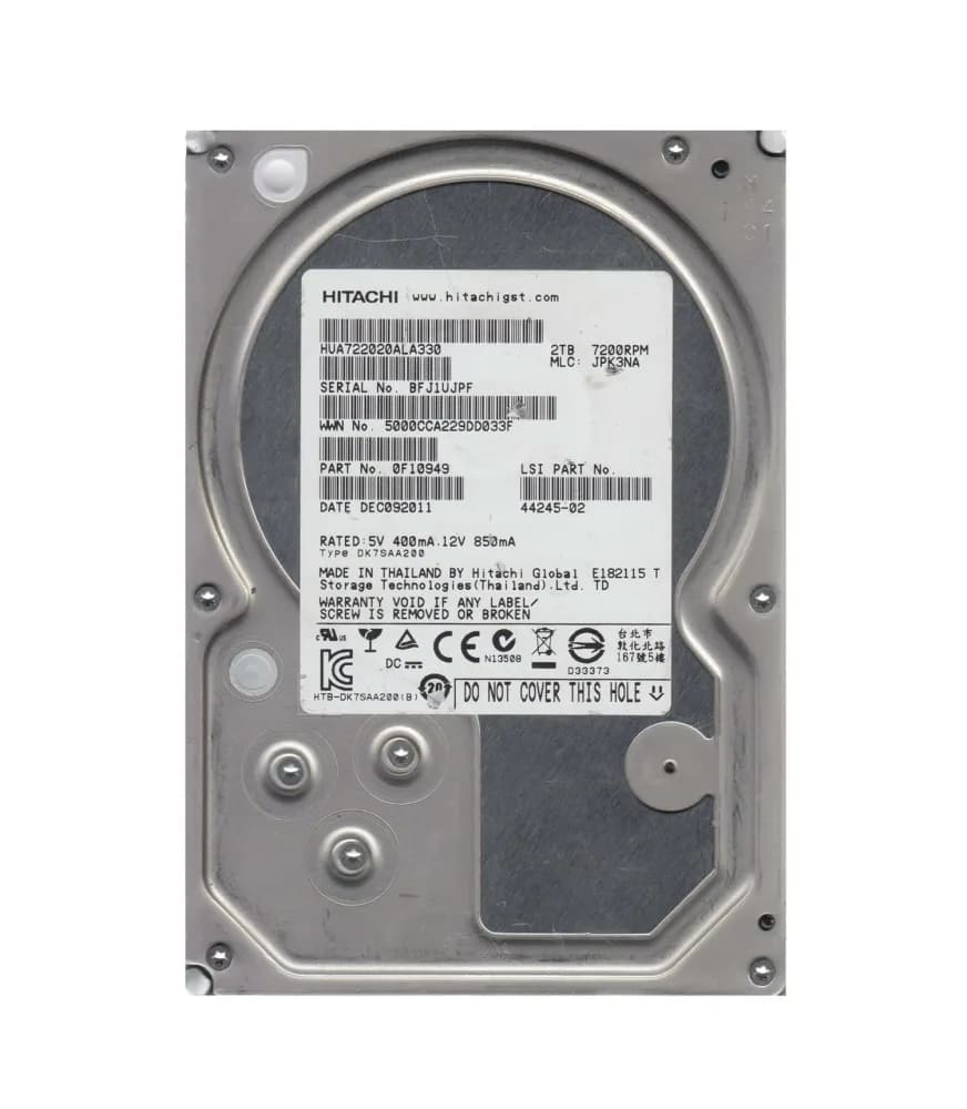 HGST 0F10949 2TB 3Gb/s SATA