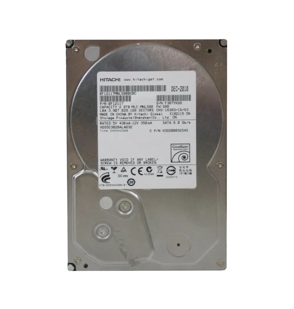 Hitachi 0F12117 2TB 6Gb/s SATA