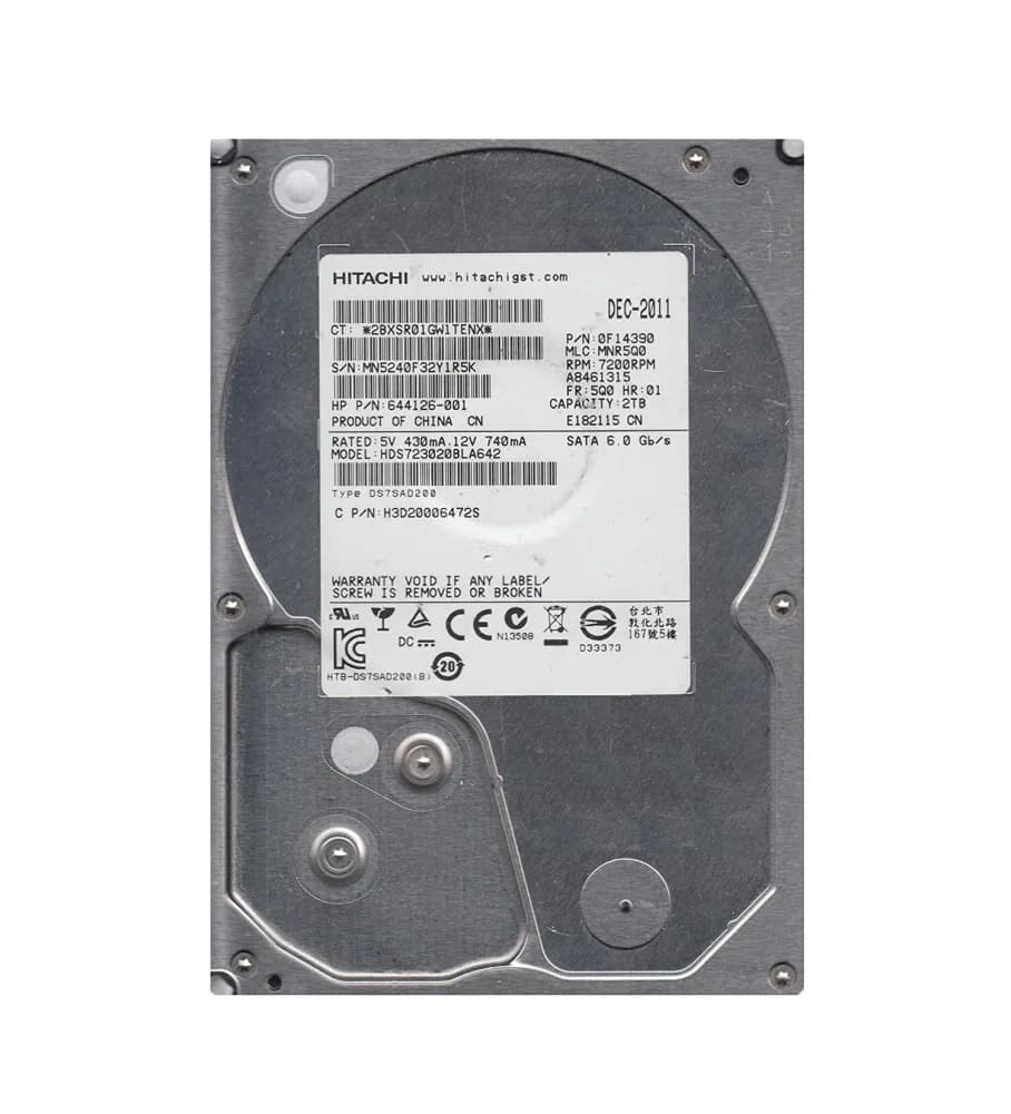 Hitachi 0F14390 2TB 6Gb/s SATA