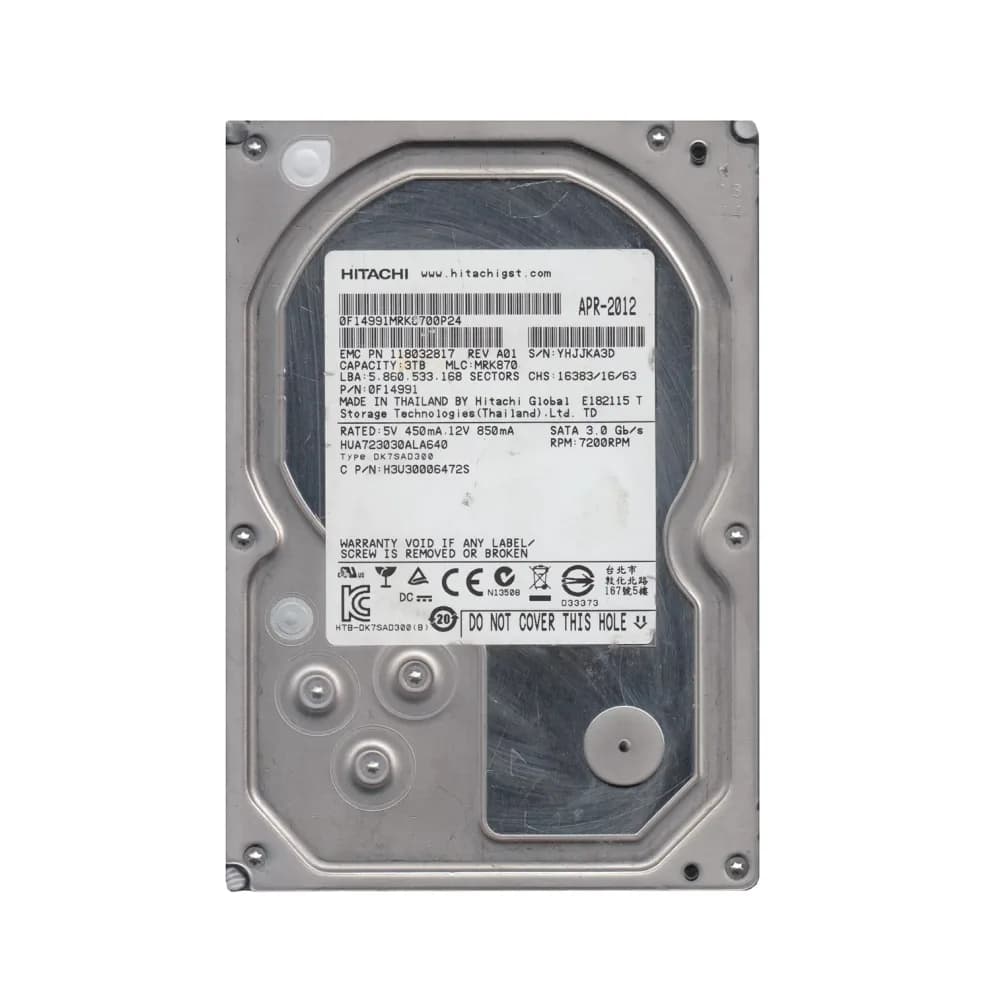 HGST 0F14991 3TB 6Gb/s SATA