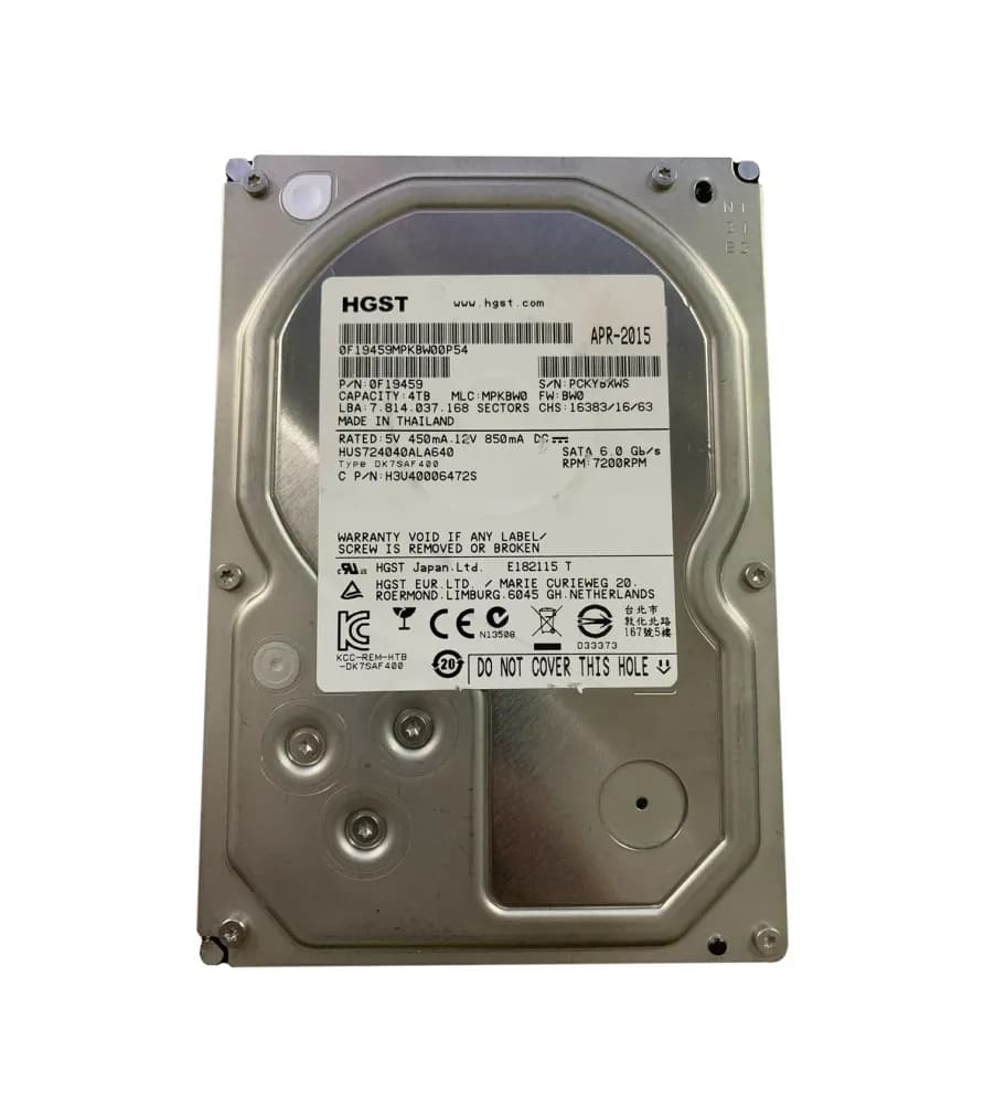 HGST 0F19459 4TB 6Gb/s SATA