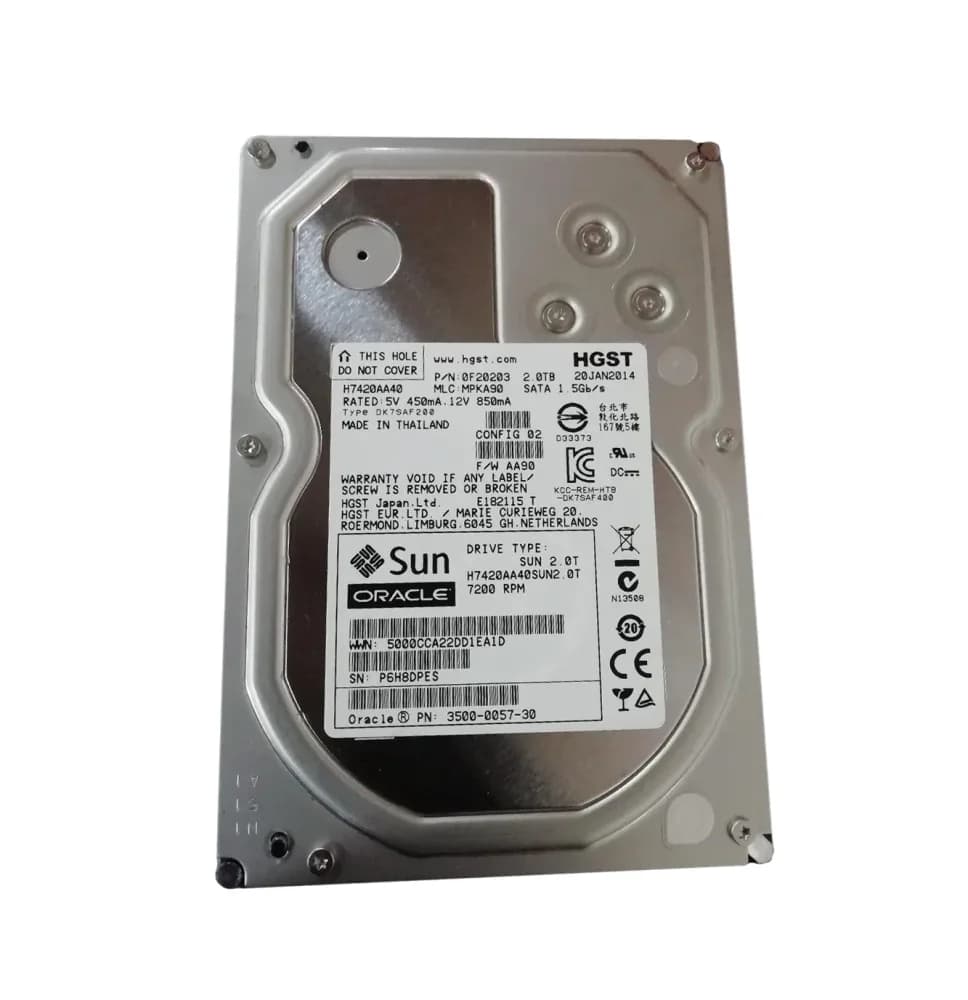 Hitachi 0F20203 2TB 6Gb/s SATA