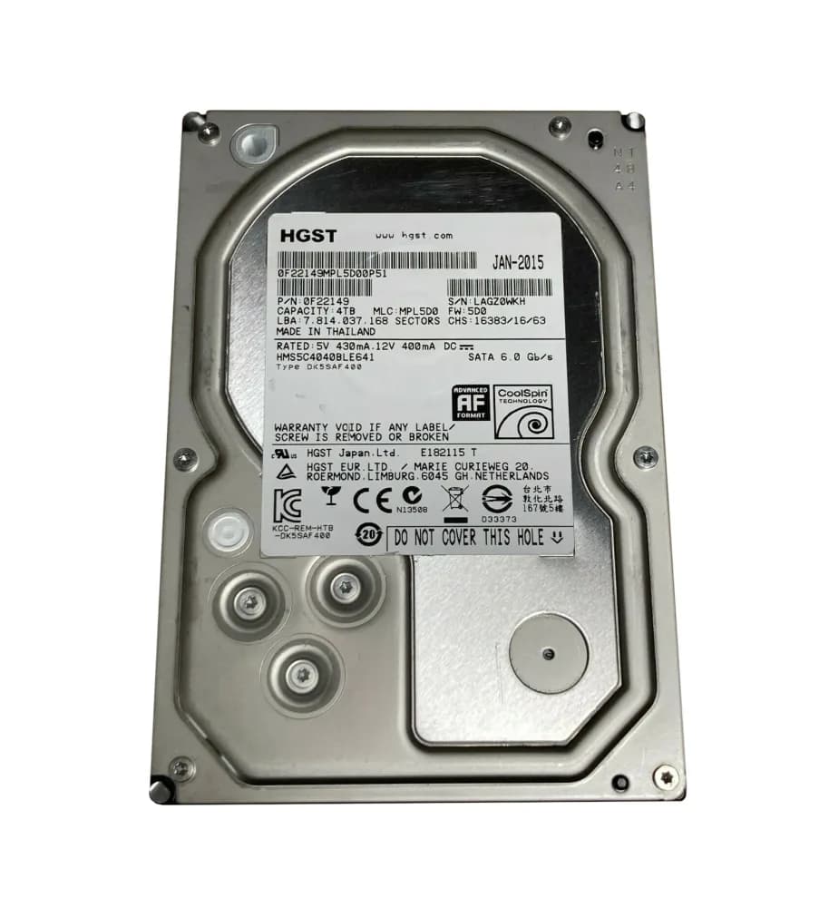 HGST 0F22149 4TB 6Gb/s SATA