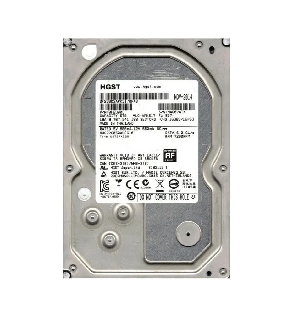 HGST 0F23003 5TB 6Gb/s SATA