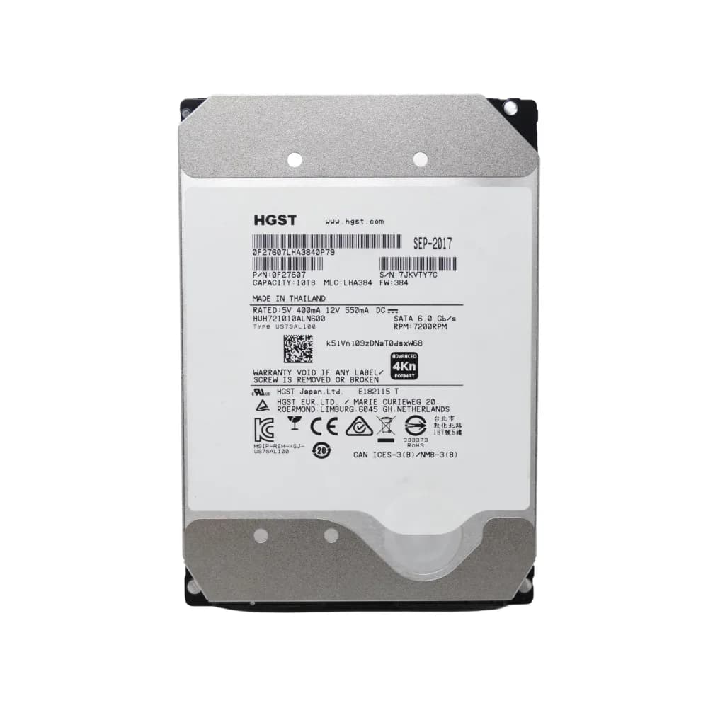 HGST 0F27607 10TB 6Gb/s SATA