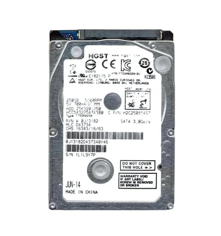 HGST 0J13182 250GB 3Gb/s SATA