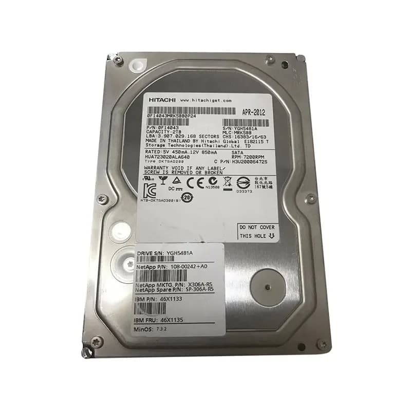 NetApp 108-00242 2TB 6Gb/s SATA