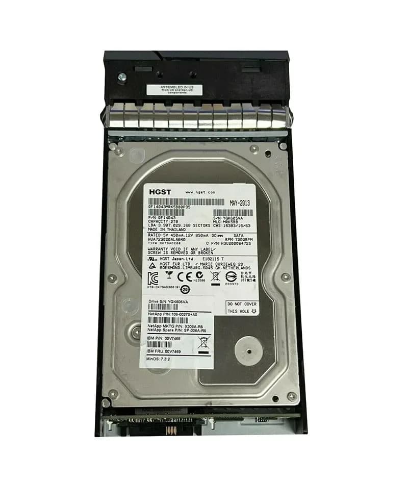 NetApp 108-00270 2TB 6Gb/s SATA