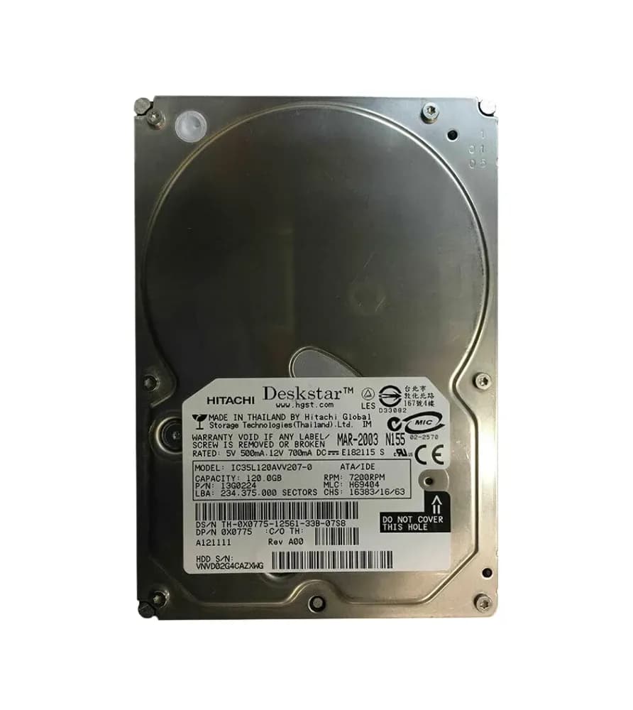 Hitachi 13G0224 120GB IDE Ultra ATA/100 (ATA-6)