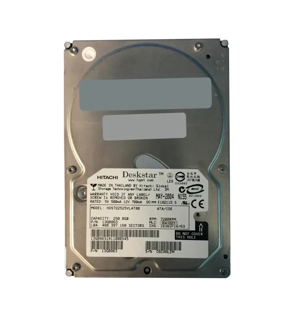 Hitachi 13G0863 250GB IDE Ultra ATA/100 (ATA-6)