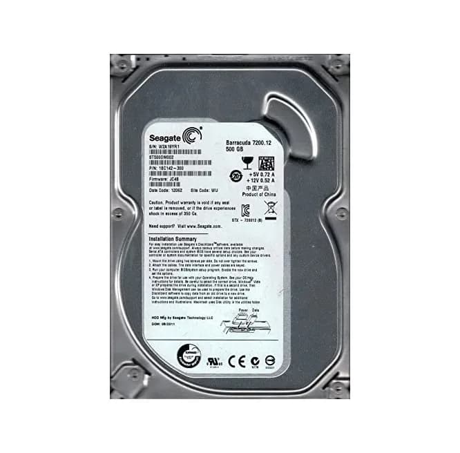 Seagate 1BC142-300 500GB 6Gb/s SATA