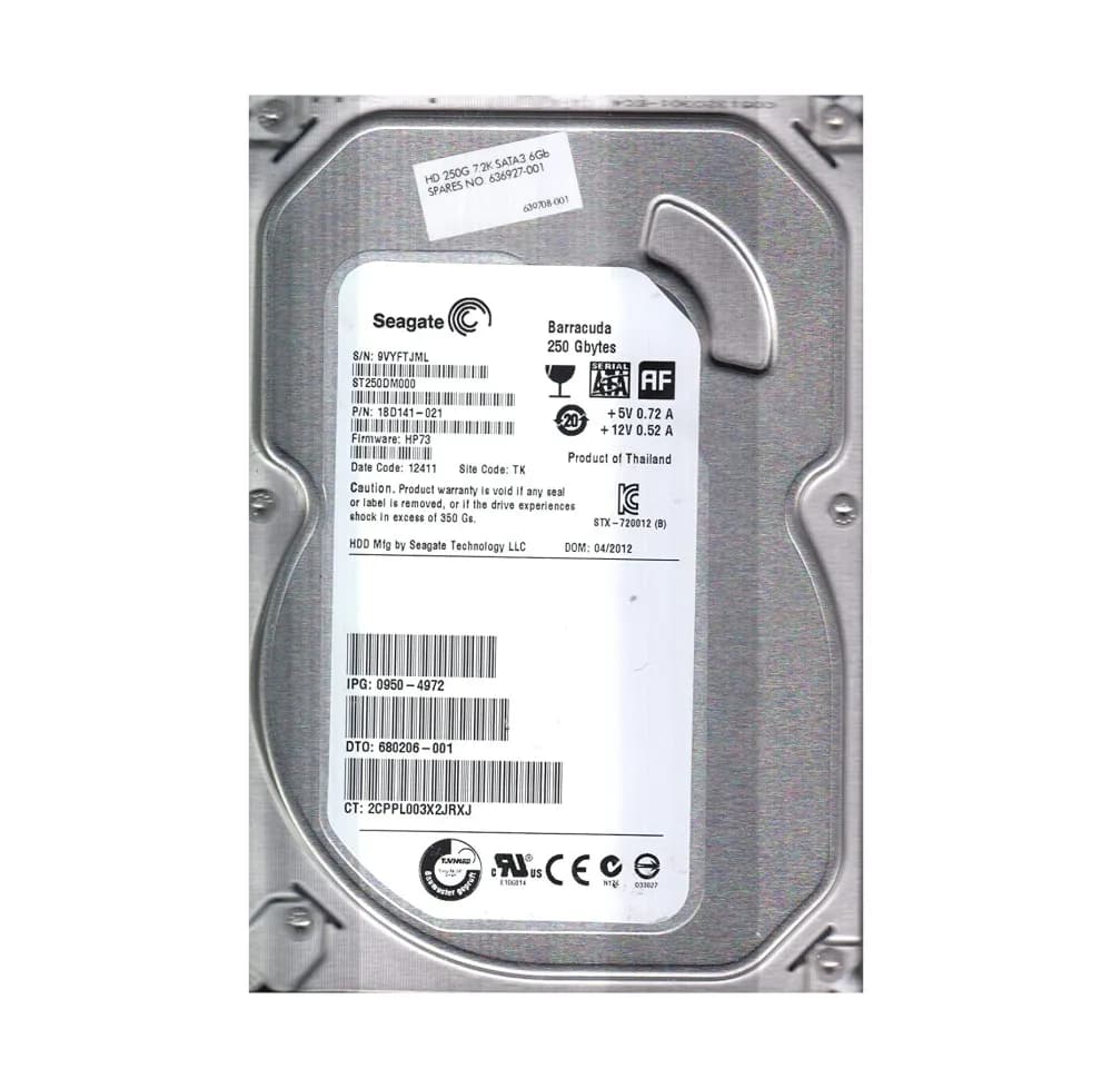 Seagate 1BD141-021 250GB 6Gb/s SATA
