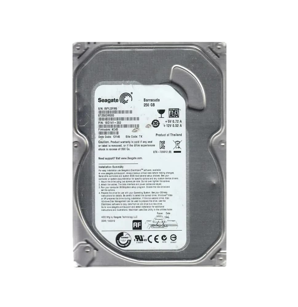 Seagate 1BD141-302 250GB 6Gb/s SATA