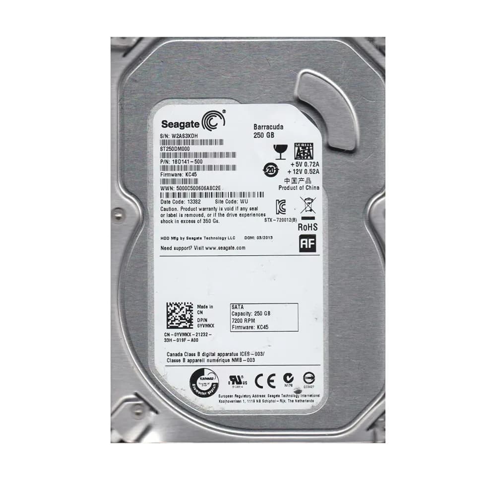 Seagate 1BD141-500 250GB 6Gb/s SATA