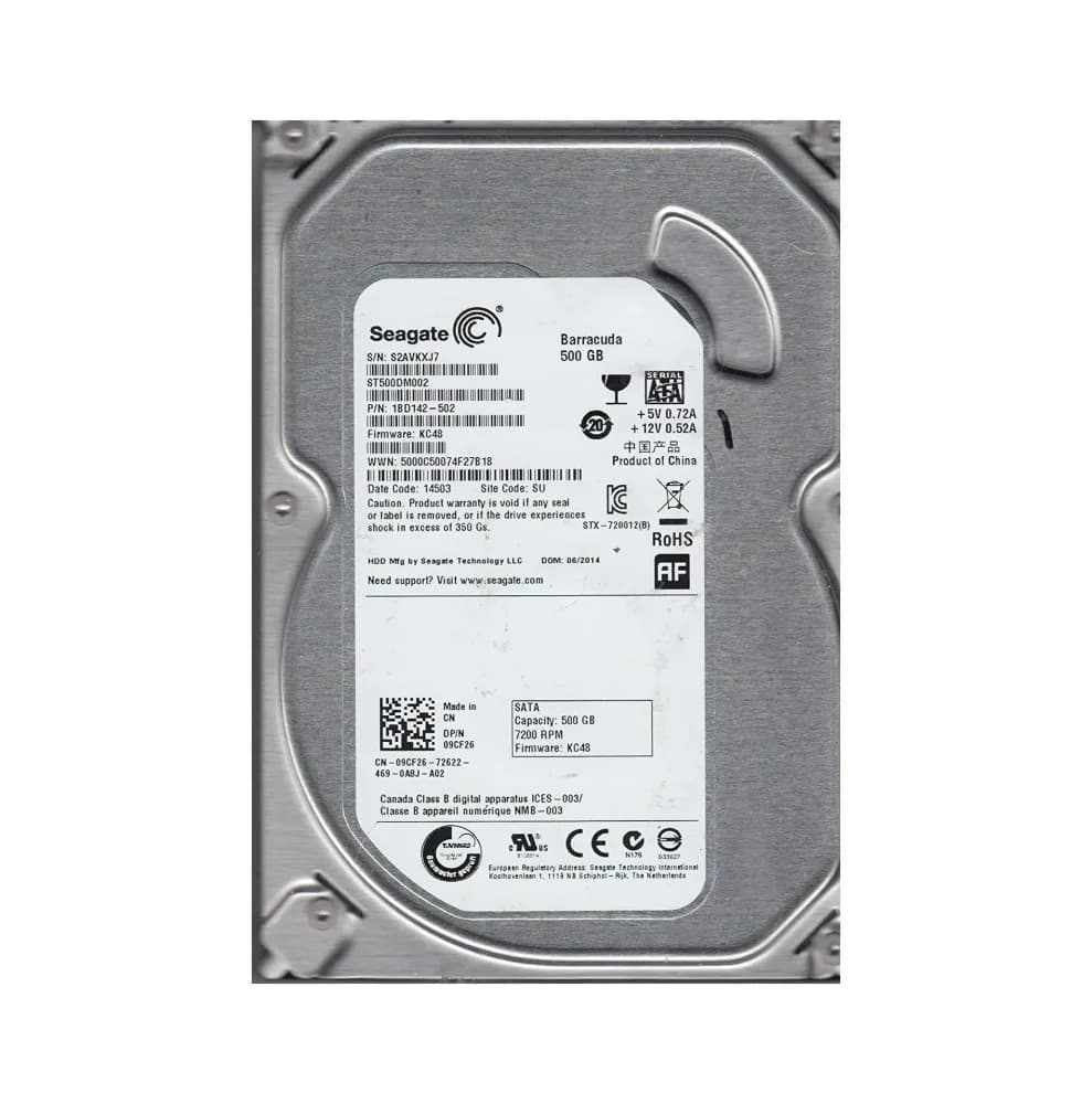 Seagate 1BD142-502 500GB 6Gb/s SATA
