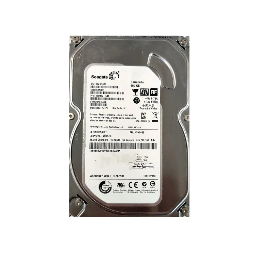 Seagate 1BD142-541 500GB 6Gb/s SATA