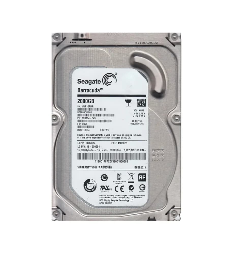 Seagate 1CH164-543 2TB 6Gb/s SATA