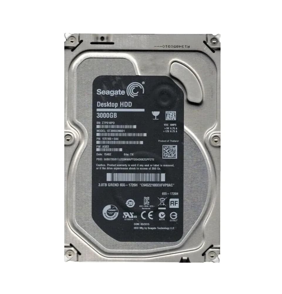Seagate 1ER166-044 3TB 6Gb/s SATA