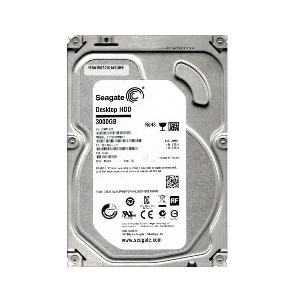 Seagate 1ER166-570 3TB 6Gb/s SATA
