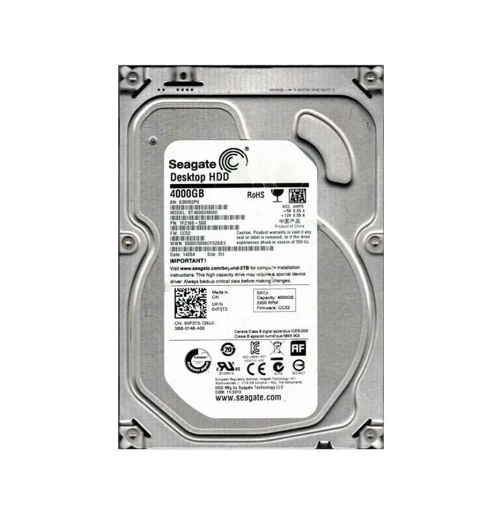 Seagate 1F2168-500 4TB 6Gb/s SATA