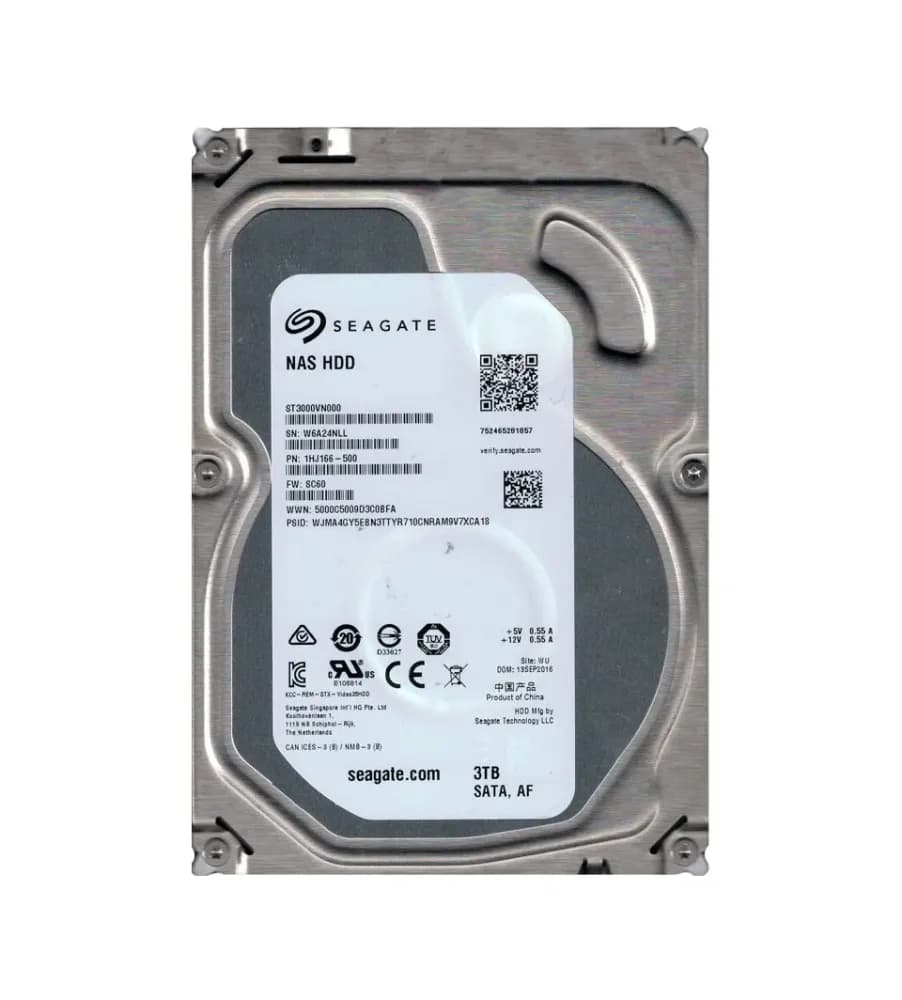 Seagate 1HJ166-500 3TB 6Gb/s SATA