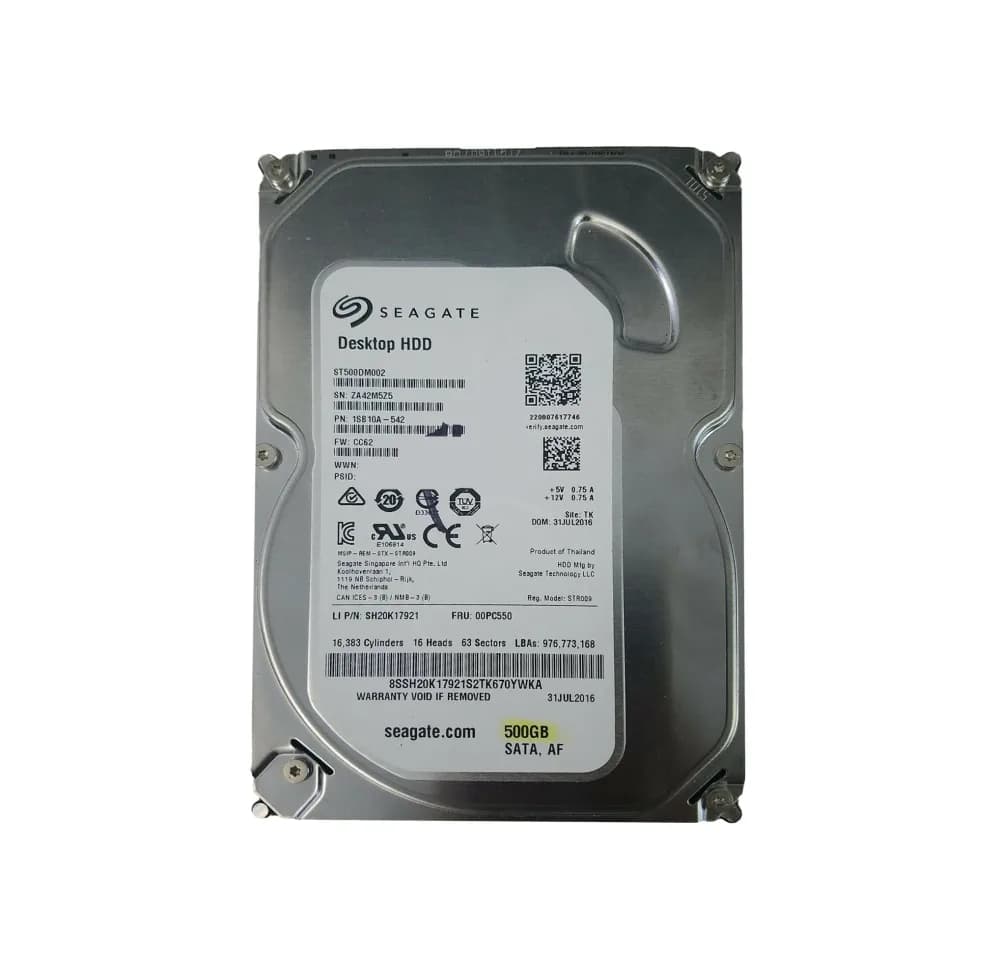 Seagate 1SB10A-542 500GB 6Gb/s SATA