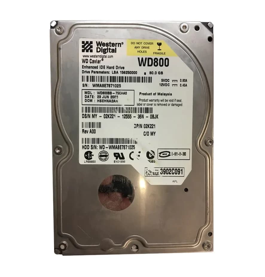 Dell 2K221 80GB IDE Ultra ATA/100 (ATA-6)
