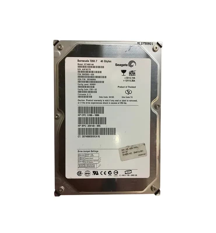 HPE 394916-001 40GB IDE Ultra ATA/100 (ATA-6)