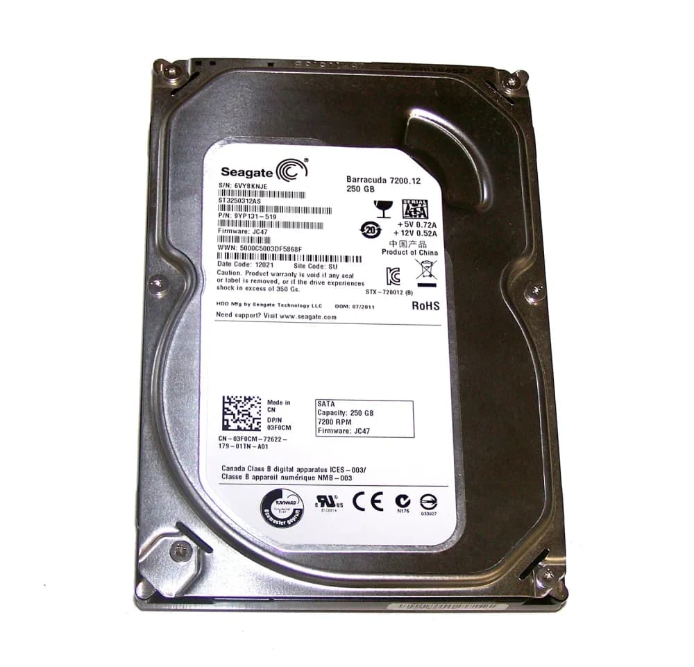 Dell 3F0CM 250GB 3Gb/s SATA