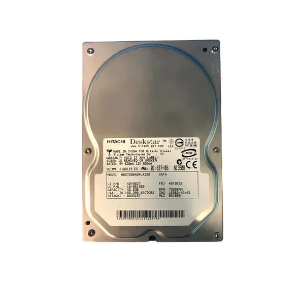 IBM 40Y9027 40GB 3Gb/s SATA