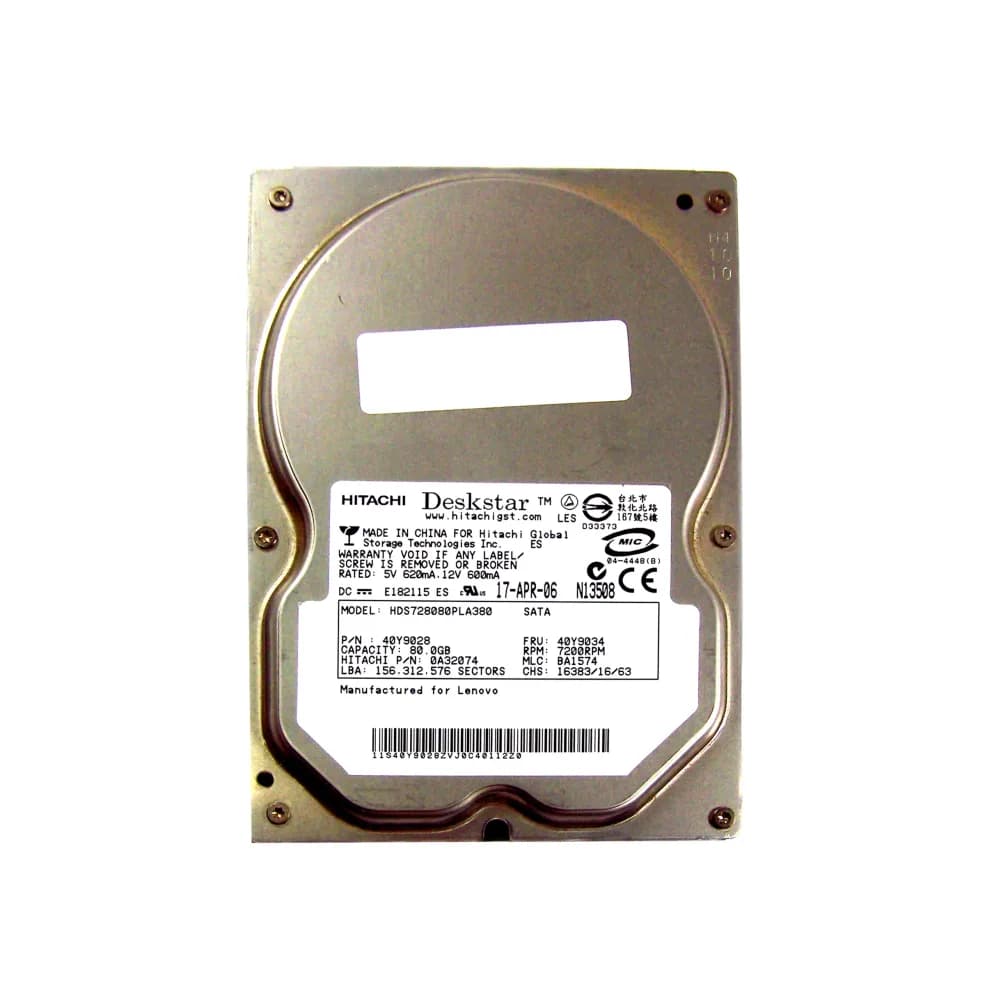 IBM 40Y9028 80GB 3Gb/s SATA