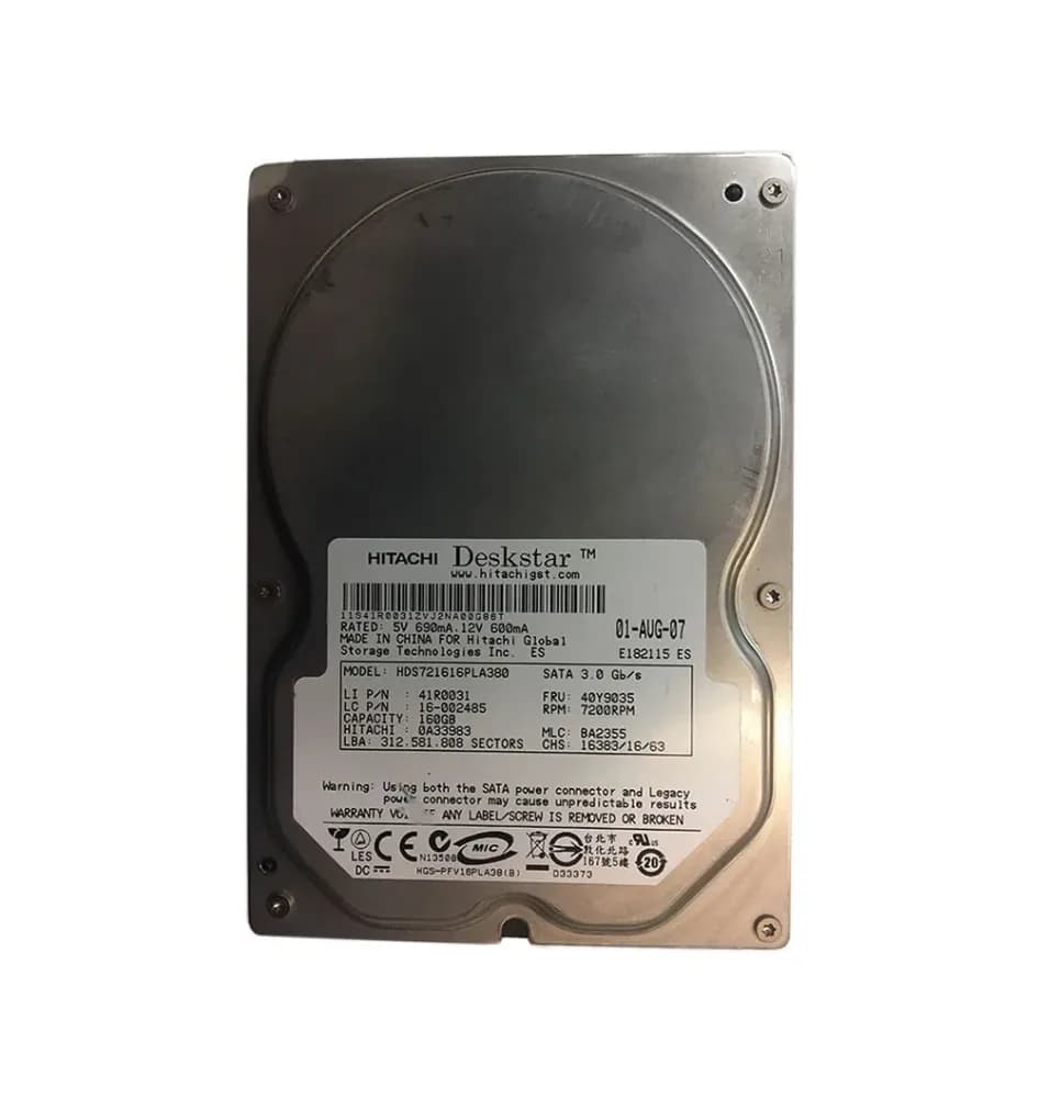 IBM 40Y9035 160GB 3Gb/s SATA