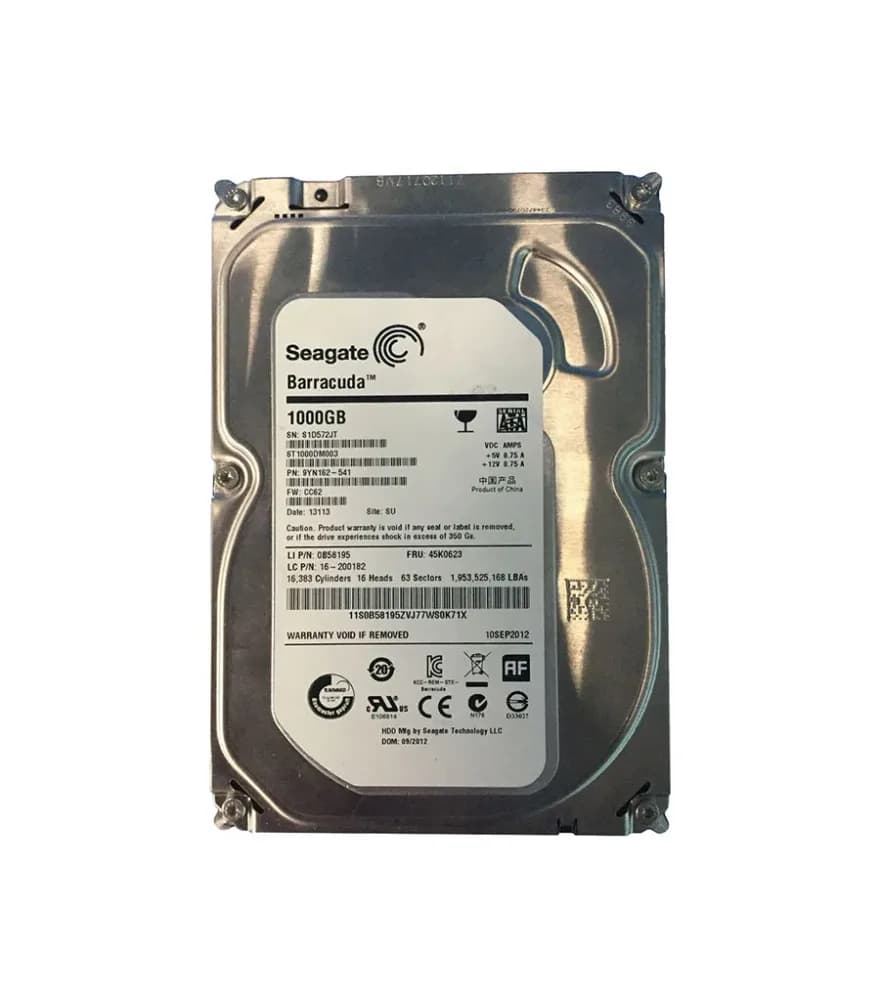 Lenovo 45K0623 1TB 6Gb/s SATA