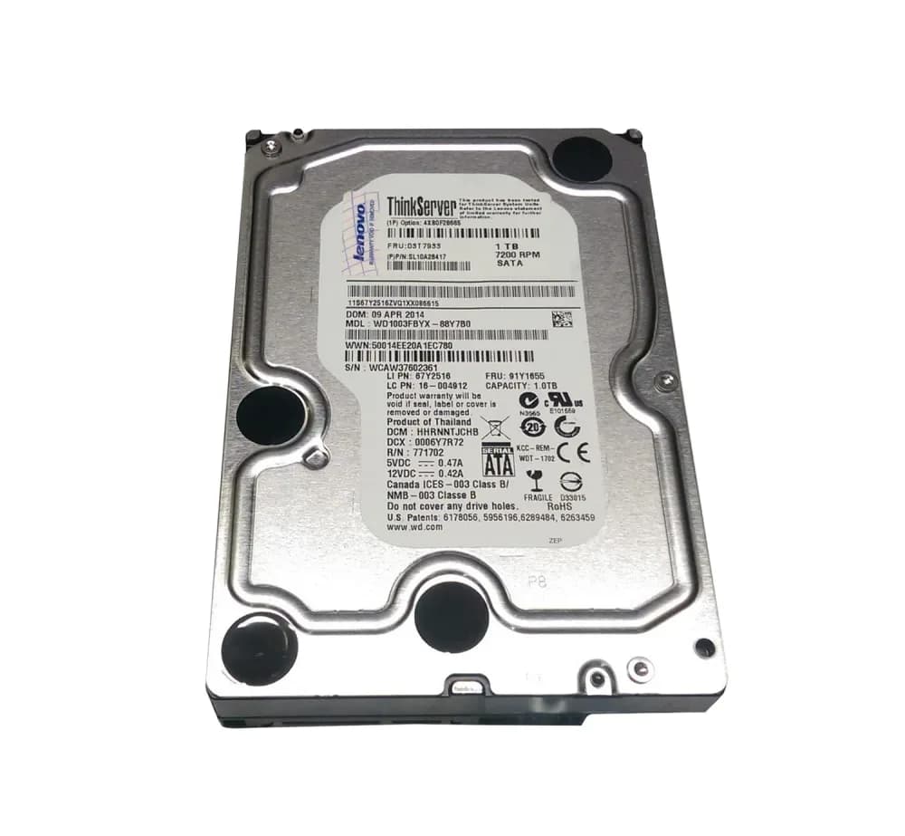 Lenovo 4XB0F28665 1TB 6Gb/s SATA