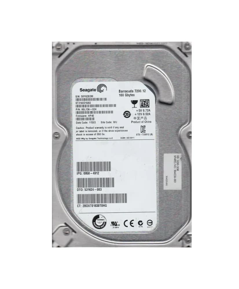 HPE 504521-001 160GB 3Gb/s SATA