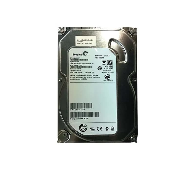 HPE 531624-001 160GB 3Gb/s SATA
